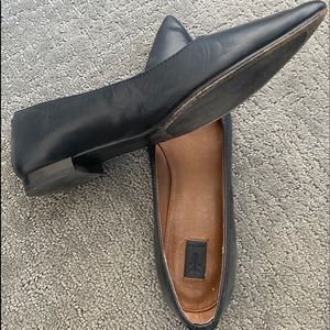 Frye Black Flats